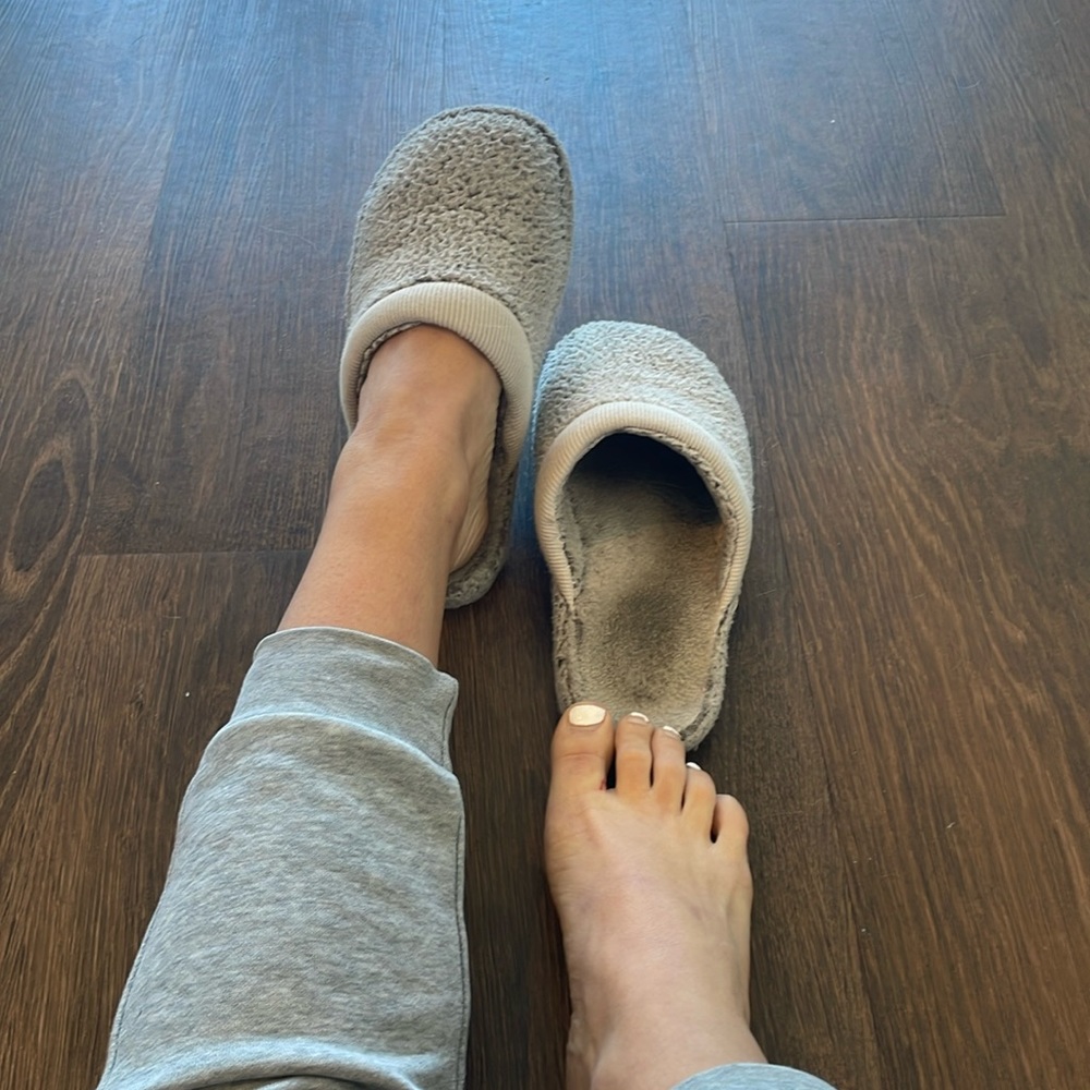 Old very used slippers